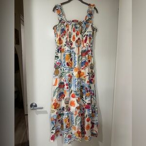 🍉Blu Pepper Multicolor Printed Maxi Dress